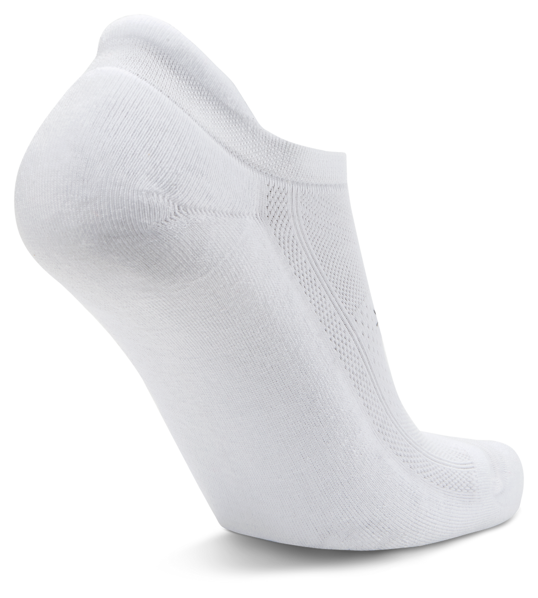 Hidden Comfort No Show Running Socks, White
