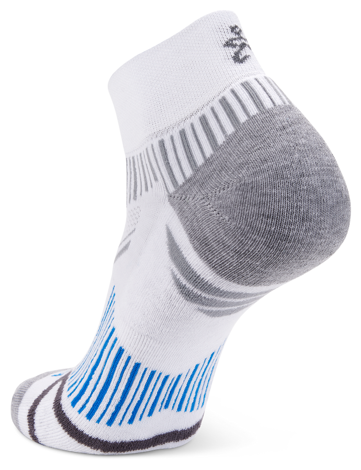 Enduro Quarter Running Socks, White