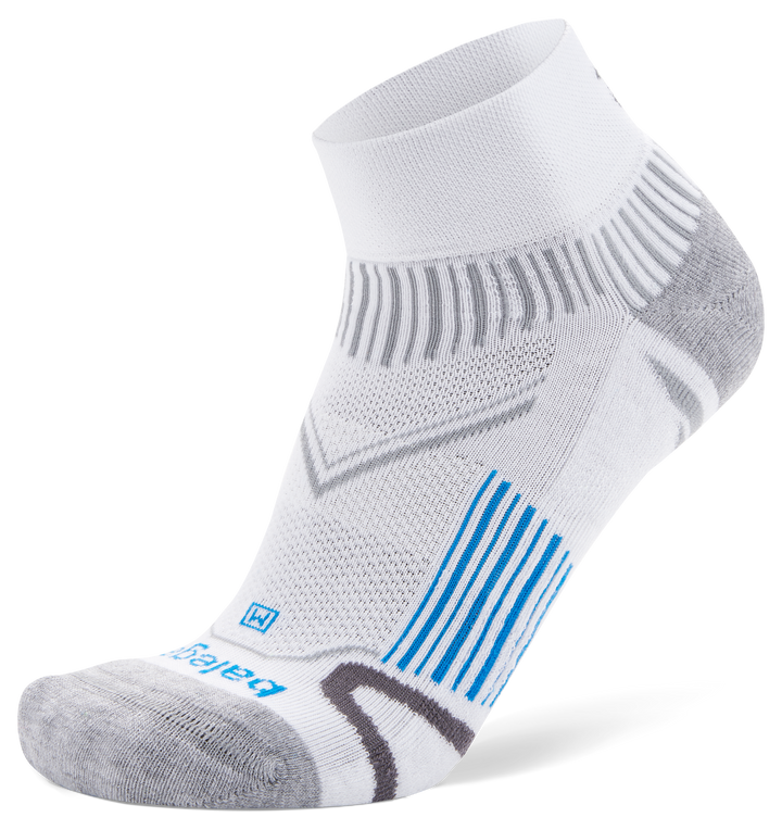 Enduro Quarter Running Socks, White