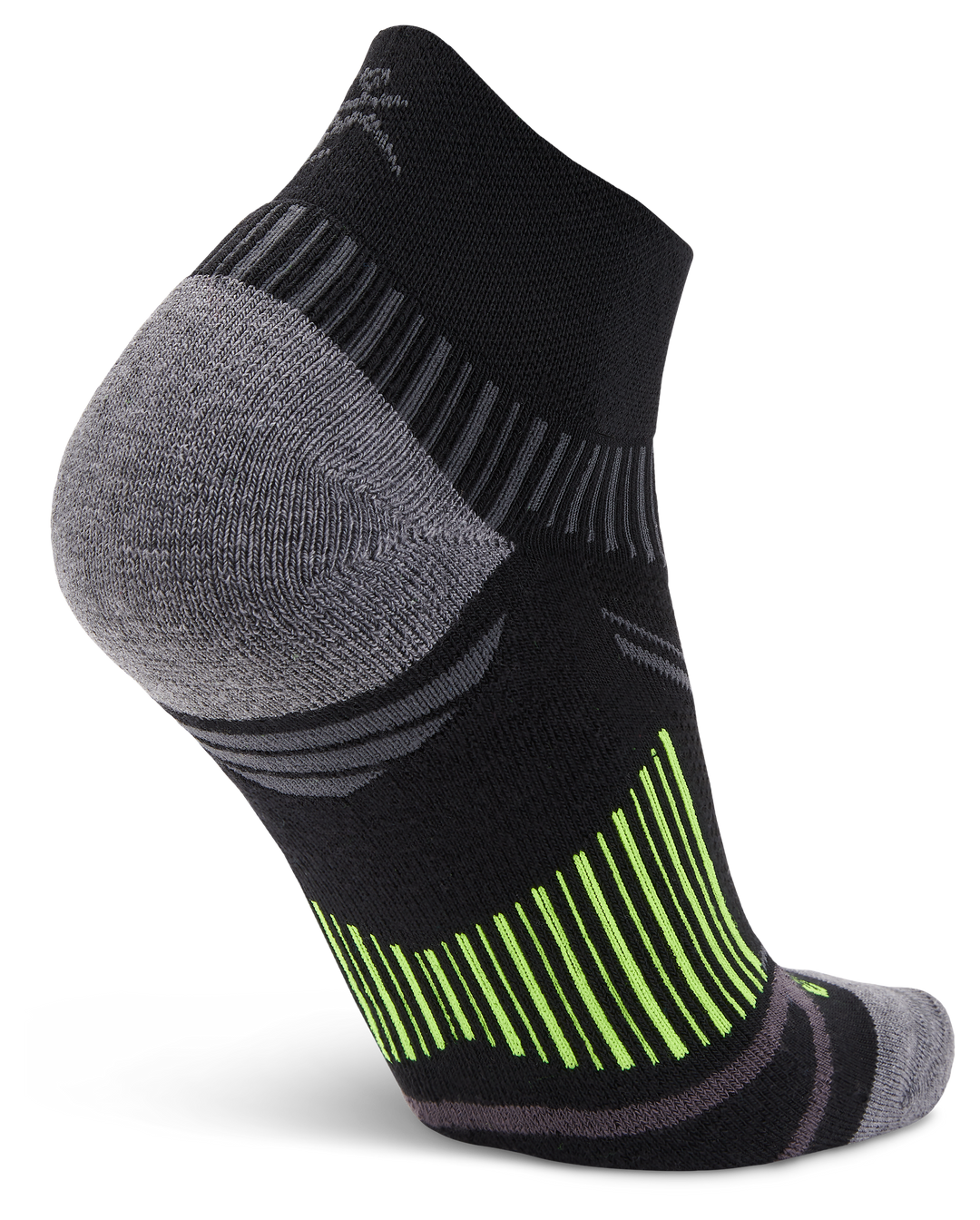 Enduro Quarter Running Socks, Black