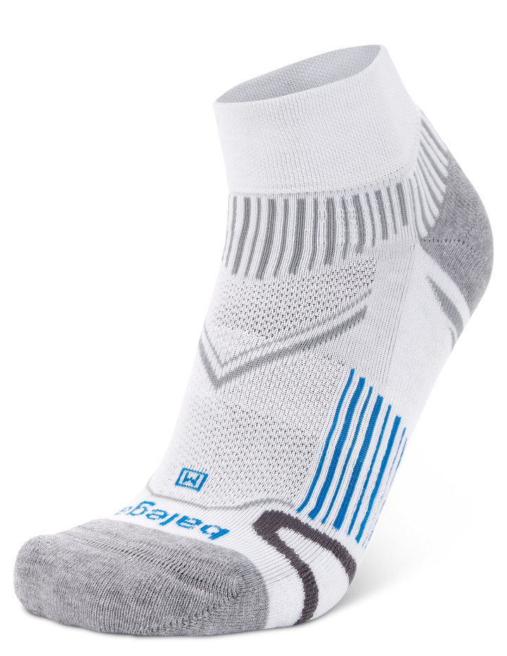 Enduro Quarter Running Socks, White