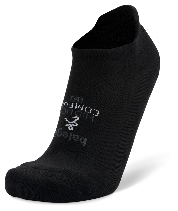 Hidden Comfort No Show Running Socks, Black