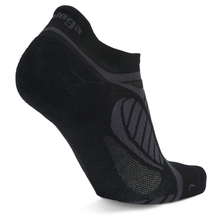 Ultralight No Show Running Socks, Black