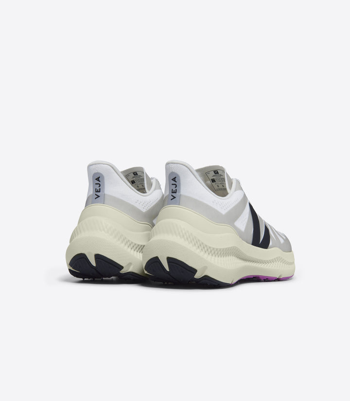 Rear view of Veja Condor 3 Women running shoes showing heel detail