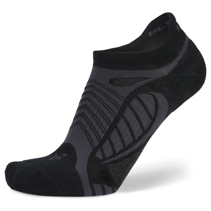 Ultralight No Show Running Socks, Black