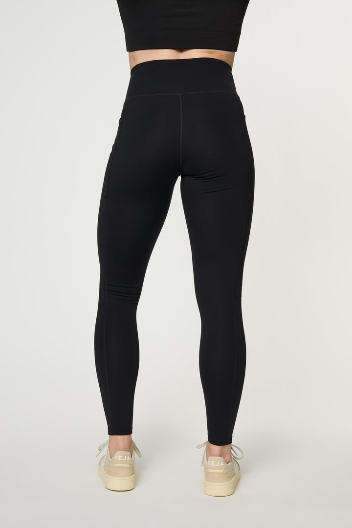 Pocket High-Rise Legging - Black