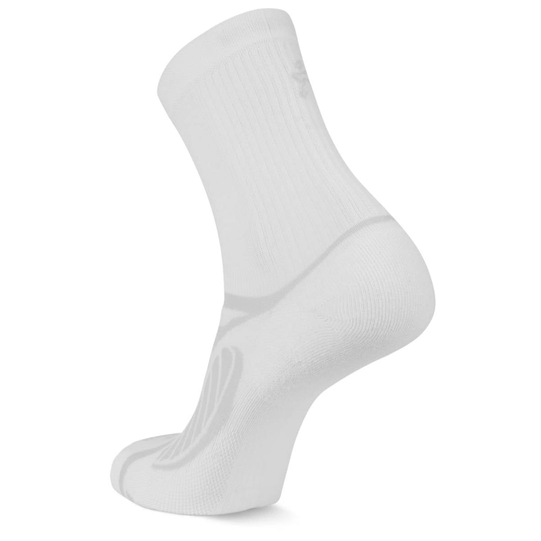 Ultralight Crew Running Socks, White