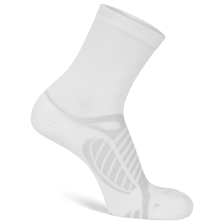 Ultralight Crew Running Socks, White
