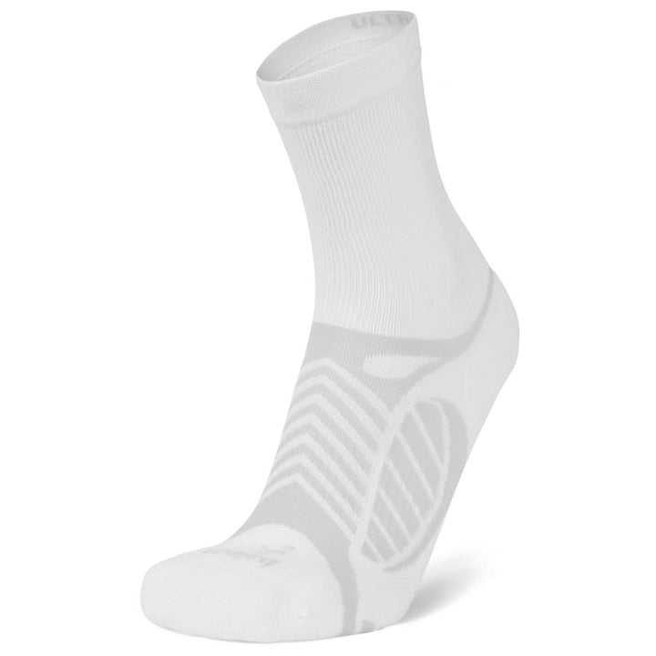 Ultralight Crew Running Socks, White