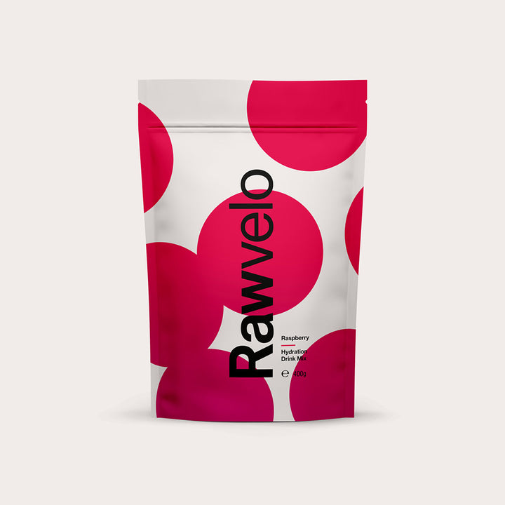 Hydration drink, Raspberry, Pouch, Front View