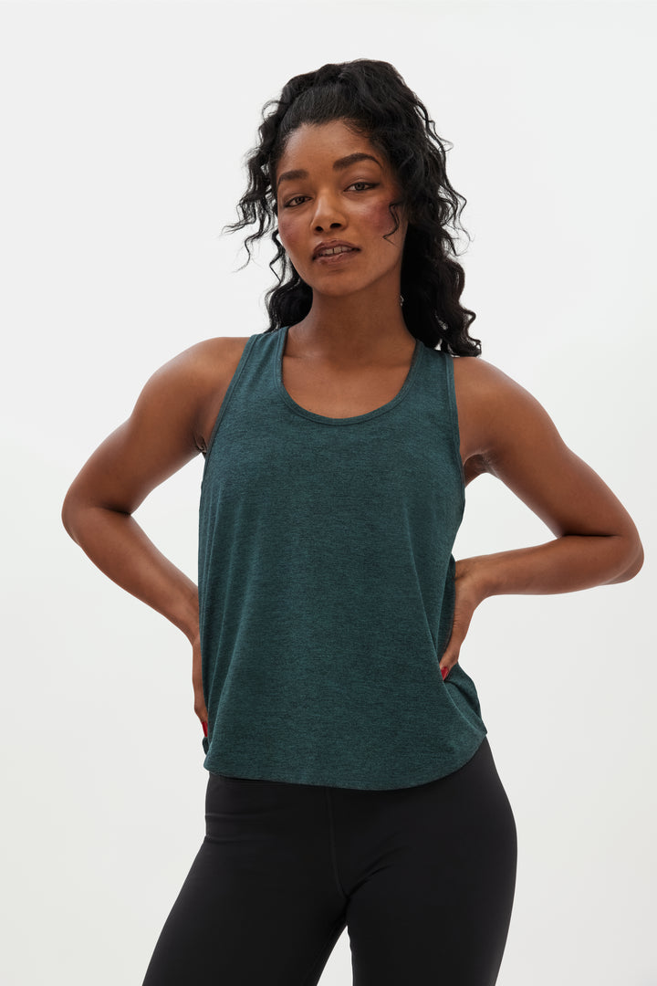 Loose Fit Tank Top, Main, Moss