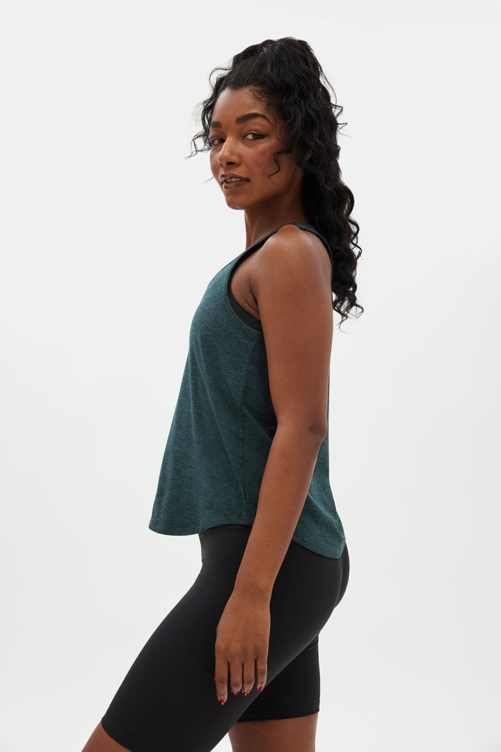 Loose Fit Tank Top, Side View