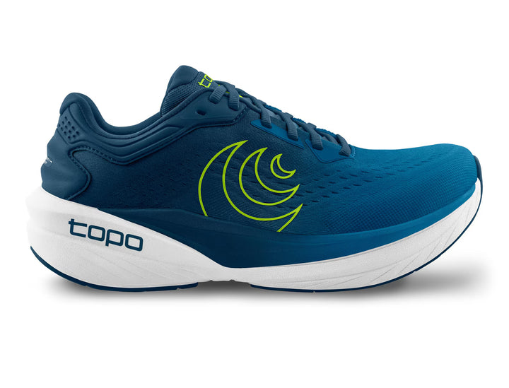 Topo Athletic Men's Phantom 4, Blue/Lime