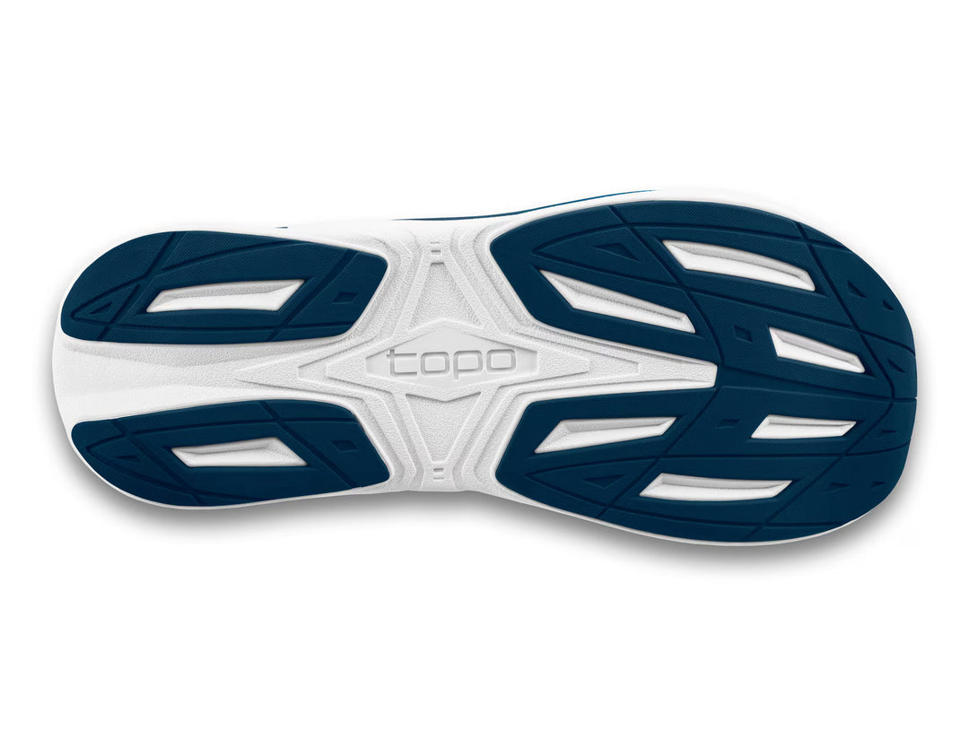 Topo Athletic Men's Phantom 4, Blue/Lime