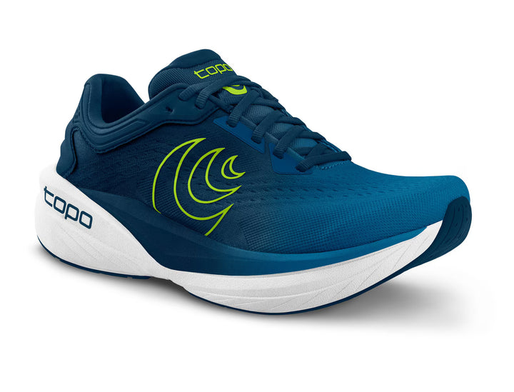 Topo Athletic Men's Phantom 4, Blue/Lime
