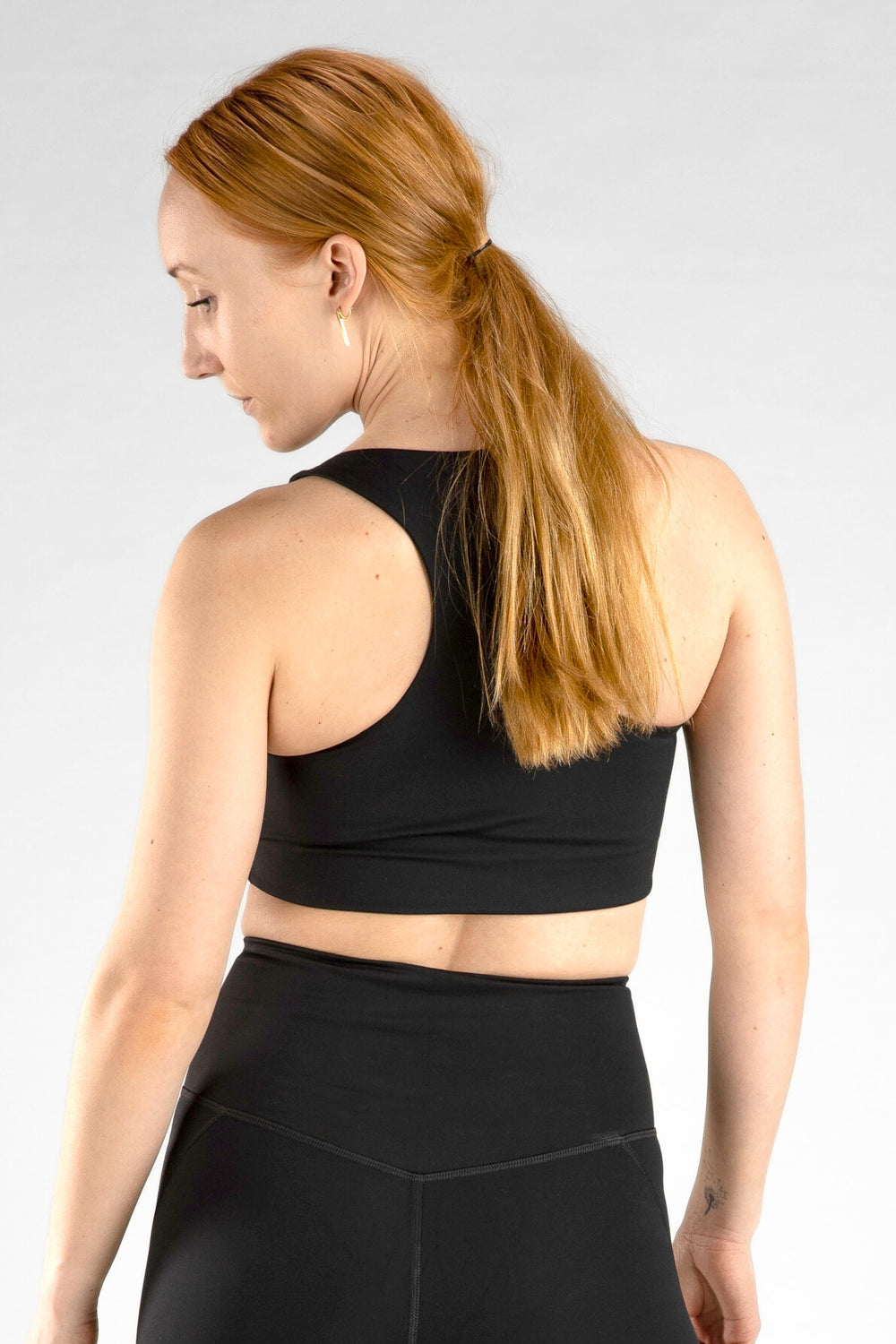 PURE CHAMP 2pk Sports Bras For Women Medium Support No Underwire Longline Workout Tops For Womens Tops With Removable Padding