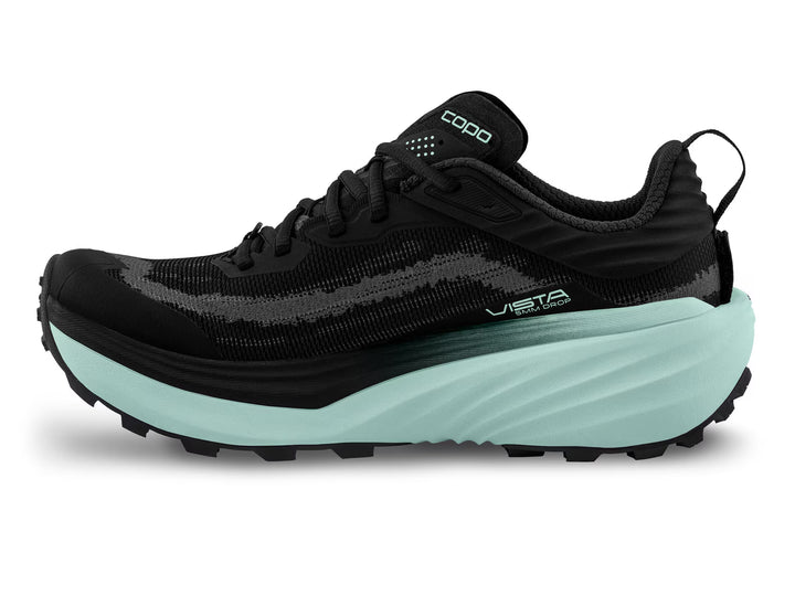 Topo Athletic Women's Vista, Black/Mint