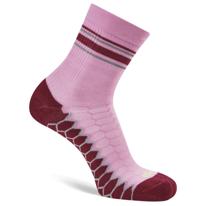 Silver Mini Crew Running Socks, Candyfloss